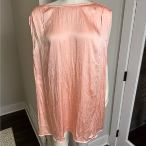 Torrid Light Pink Silk Sleeveless Top size 4